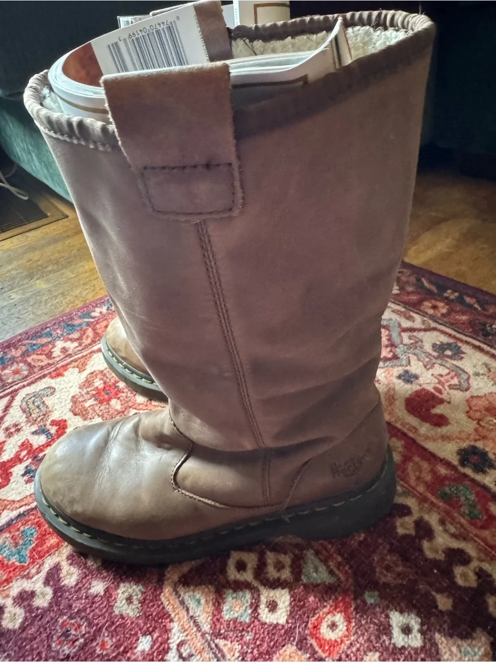 Dr. Martens brown leather